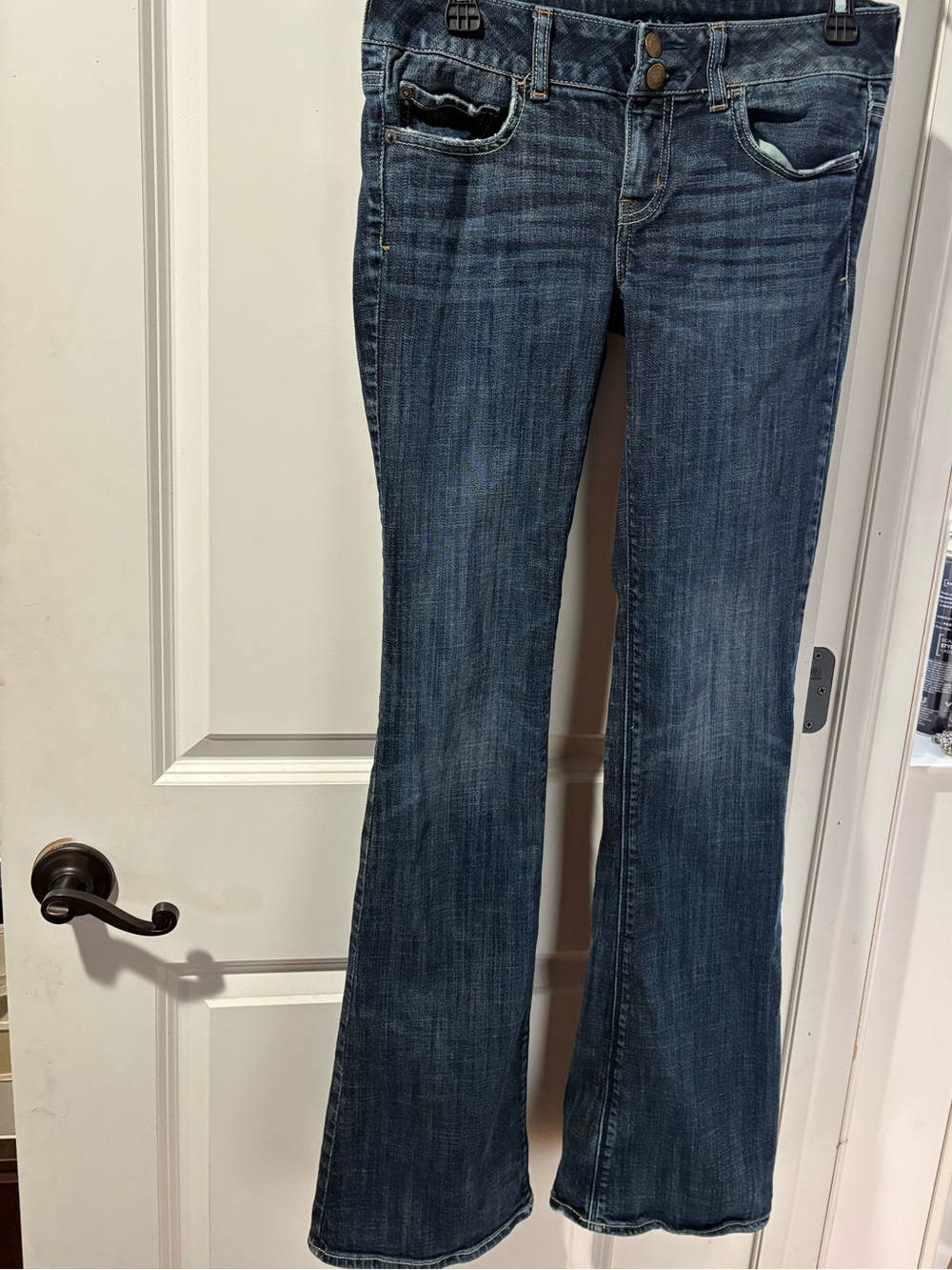 American Eagle Outfitters Dark Blue Flare Jeans